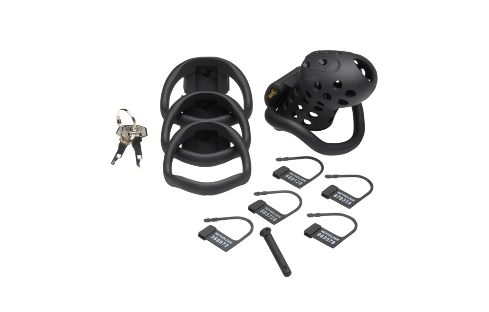 Lock Down Kinkkäfig Schwarz | Komfort & Sicherheit Xr Brands