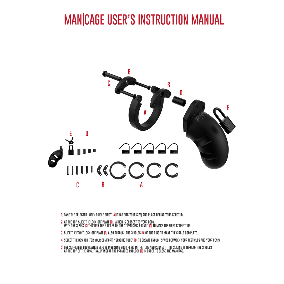 Model 20 Chastity Cage – Safety, Control & Passion