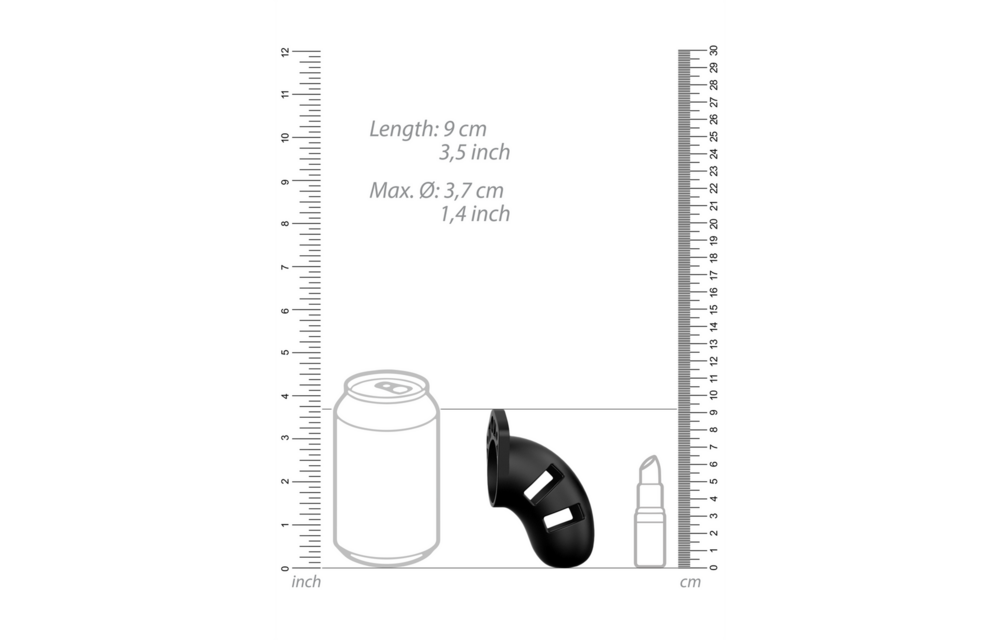 Modell 20 Keuschheitskäfig - 3,5 / 9 cm