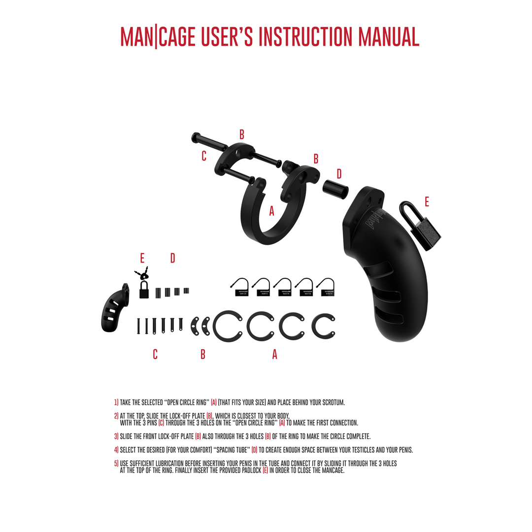 Modell 21 Keuschheitscockkäfig - 4,5 / 11,5 cm