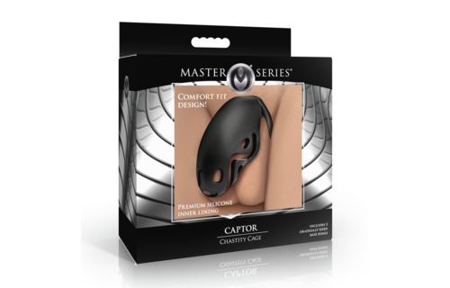 Captor Kinky Cage Black – Safe & Comfortable Chastity Cage