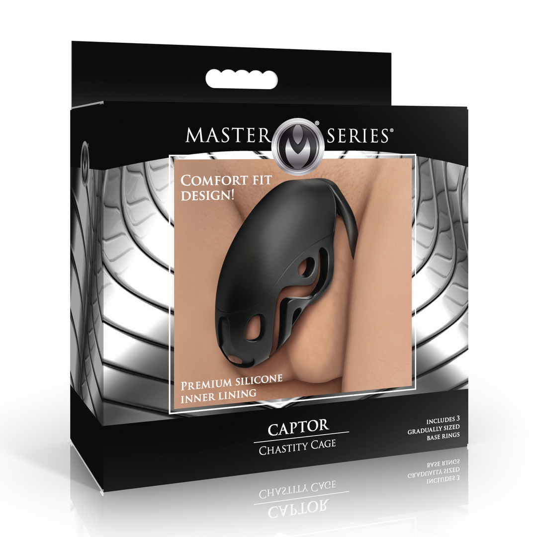 Captor Kinky Cage Black – Safe & Comfortable Chastity Cage