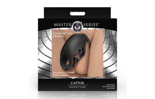 Captor Kinky Cage Schwarz – Sicherer & bequemer Keuschheitskäfig