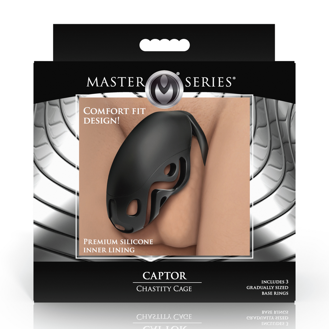 Captor Kinky Cage Schwarz – Sicherer & bequemer Keuschheitskäfig