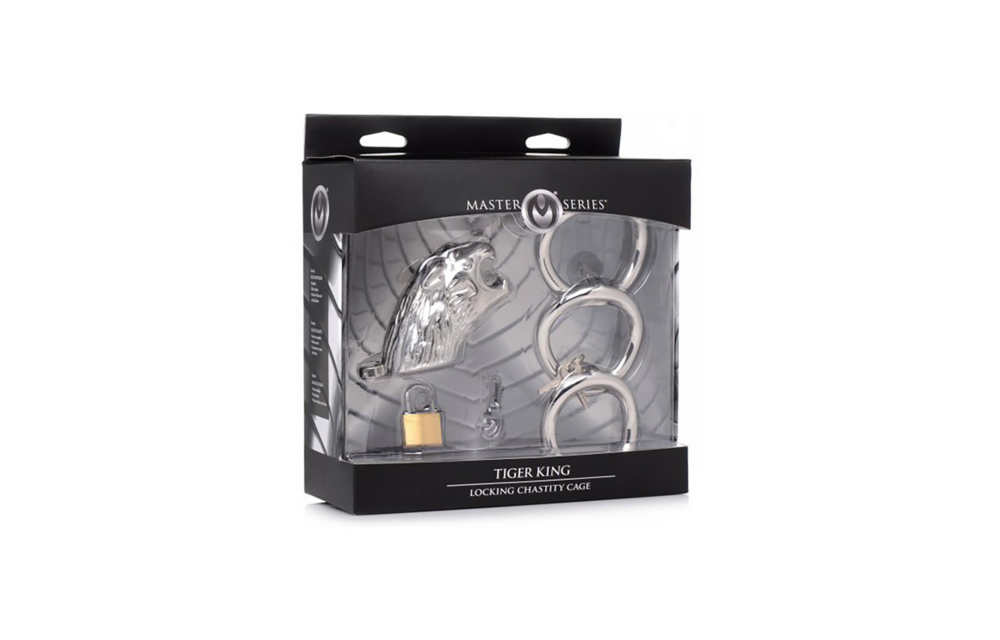Tiger King Lockable Chastity Cage