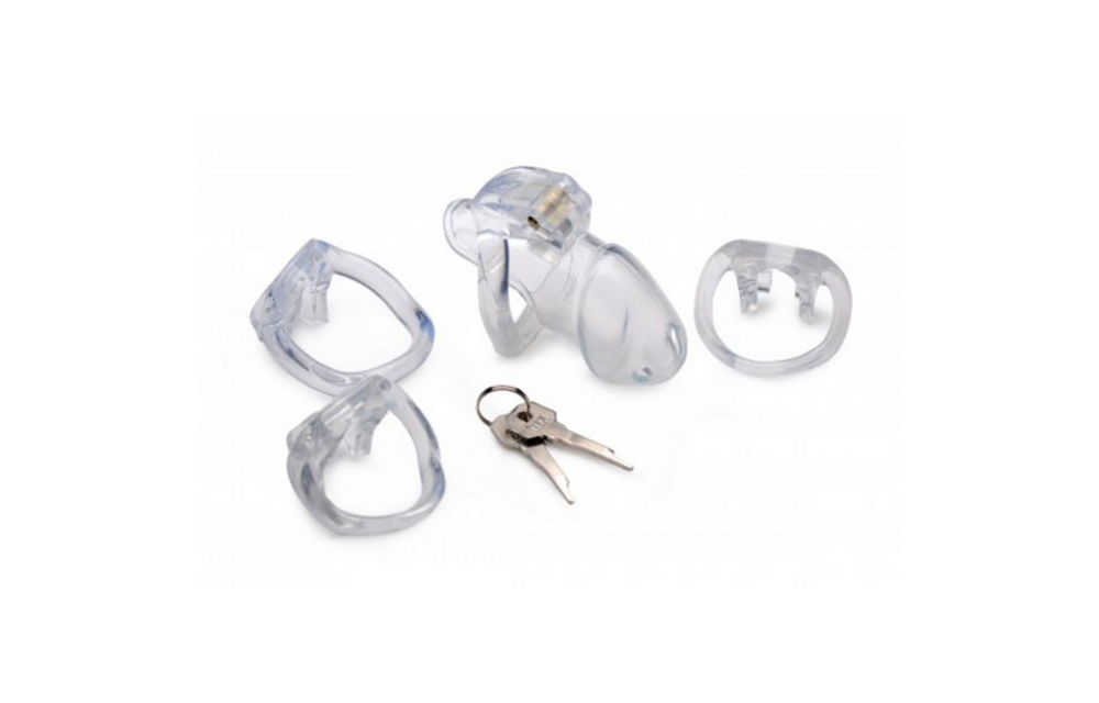 Duidelijke Captor Medium Kuisheidskooi Met Sleutels - Comfort