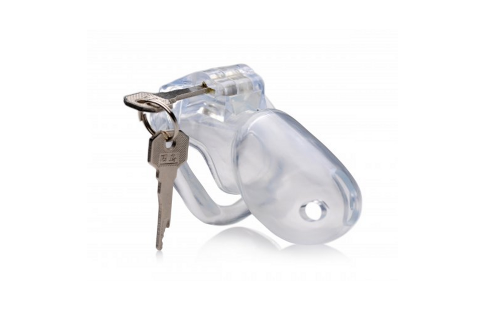 Clear Captor Chastity Cage With Keys - Comfort & Control