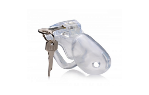 Clear Captor Keuschheitskäfig mit Schlüsseln – Komfort & Kontrolle