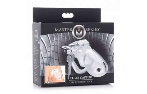 Clear Captor Keuschheitskäfig mit Schlüsseln – Komfort & Kontrolle