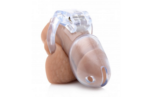 Clear Captor Chastity Cage With Keys - Comfort & Control