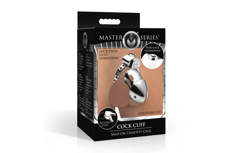 Cock Cuff Snap-On Kuisheidskooi Zilver – Comfort & Stijl