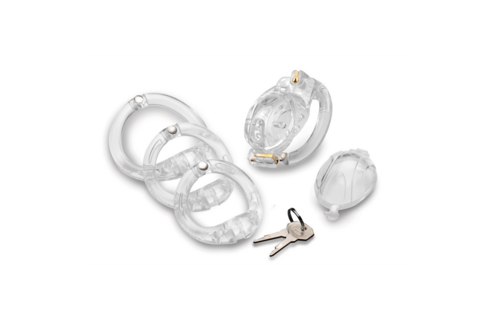 Double Lockdown - Lockable Adjustable Chastity Cage