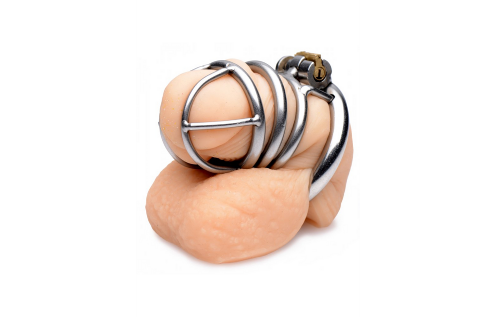 The Pen Deluxe Stainless Steel Lockable Chastity Cage