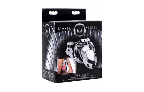 Rikers 24-7 Stainless Steel Locking Chastity Cage – Comfort & Control