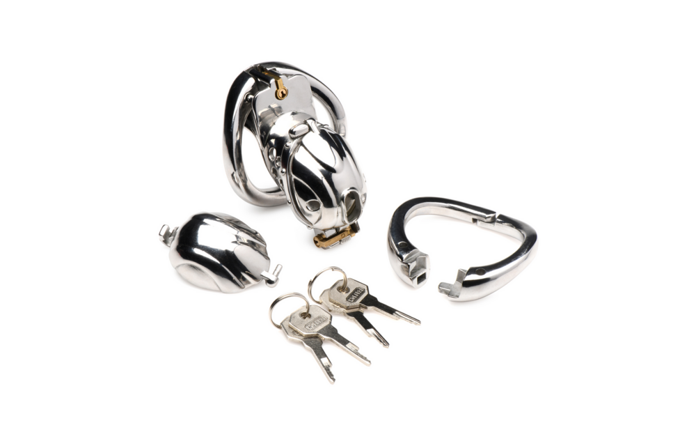 Deluxe Vergrendelbare Chastity Cage