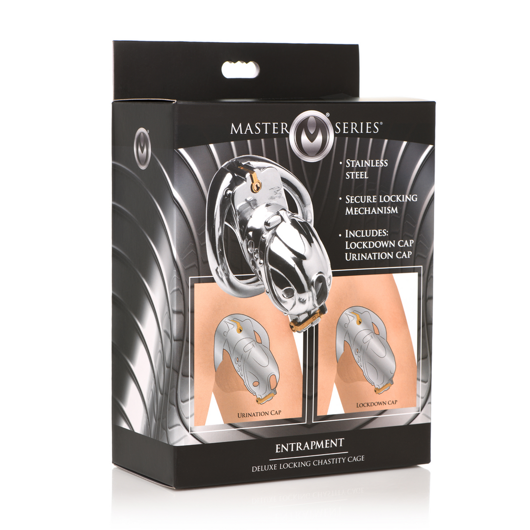 Luxury Lockable Stainless Steel Chastity Cage | Xr Brands