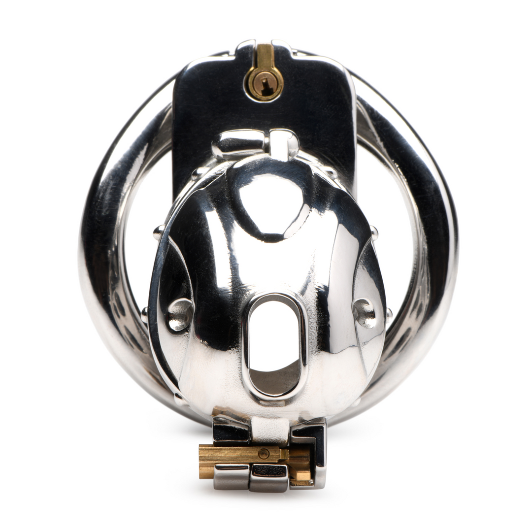Luxury Lockable Stainless Steel Chastity Cage | Xr Brands