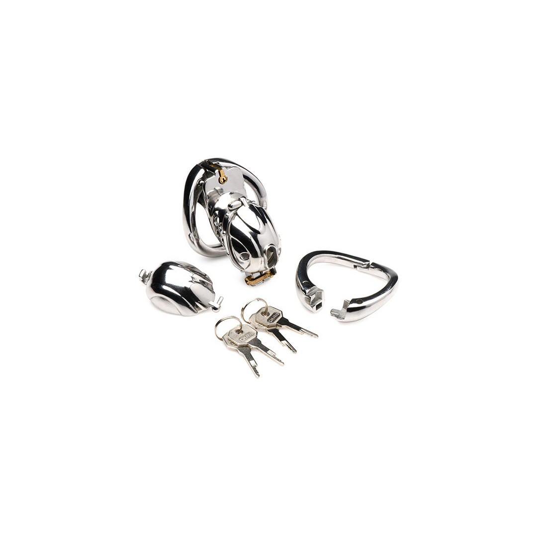 Luxury Lockable Stainless Steel Chastity Cage | Xr Brands