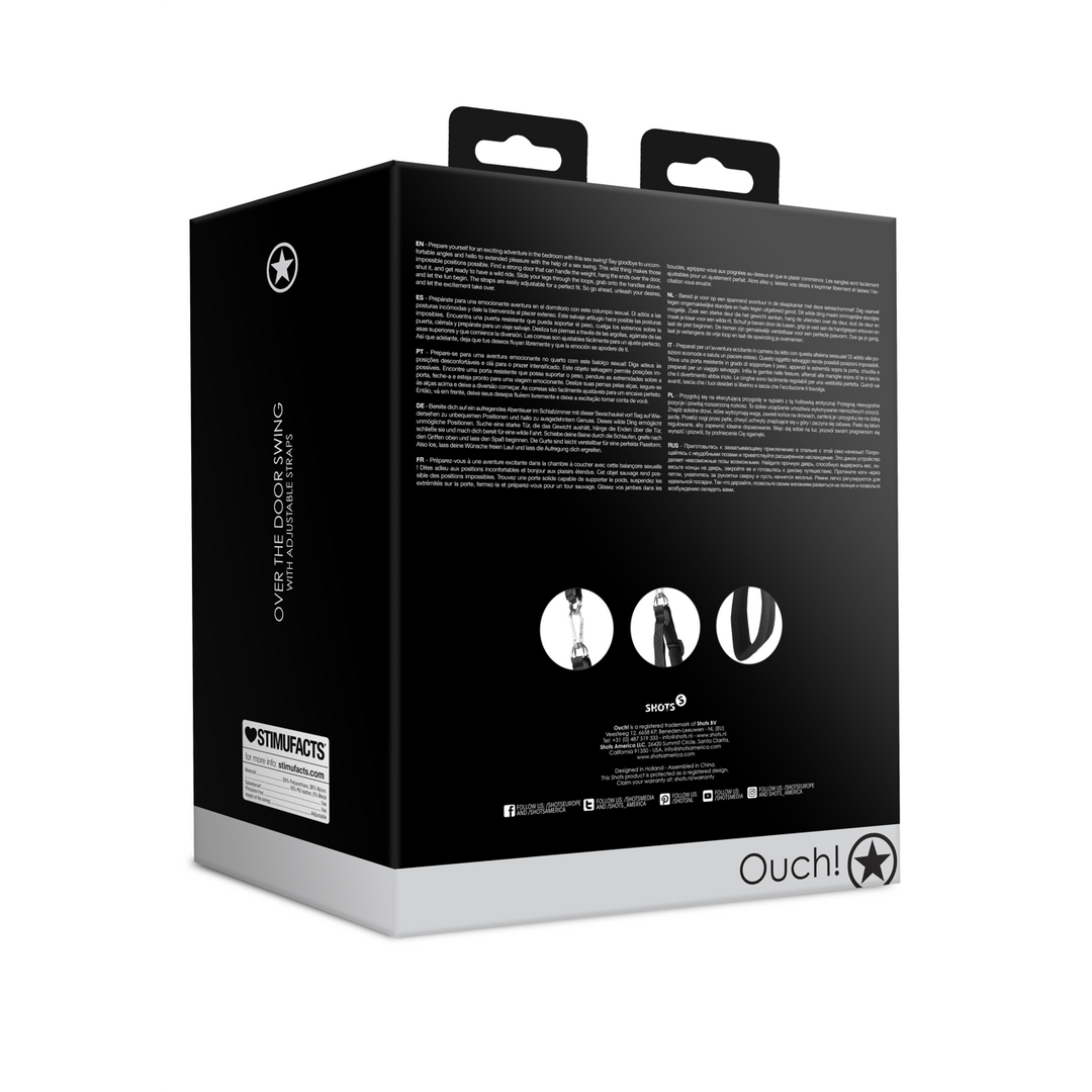 Seksschommel Zwart | Over De Deur Swing - Ultiem Genot