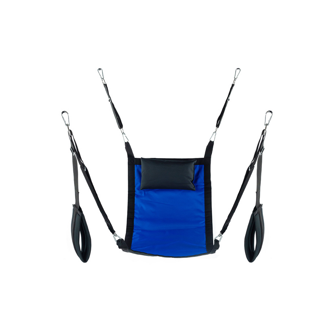 Comfortabele Rechthoekige Canvas Sling 4 Punten Blauw