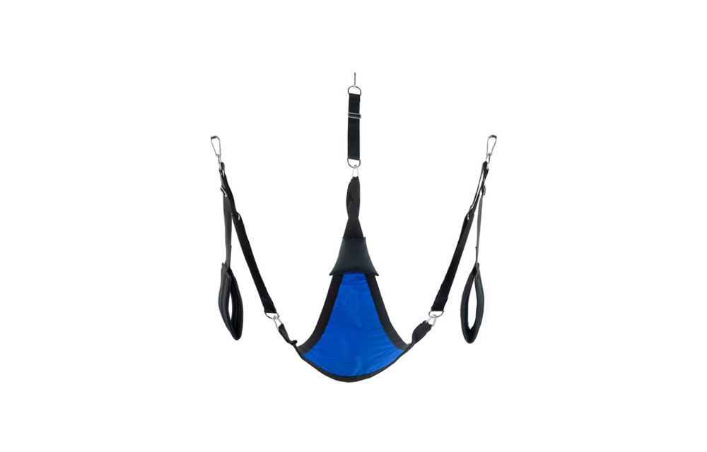 Driehoekige Canvas Sling Mr. Sling | Stevig & Stijlvol Blauw