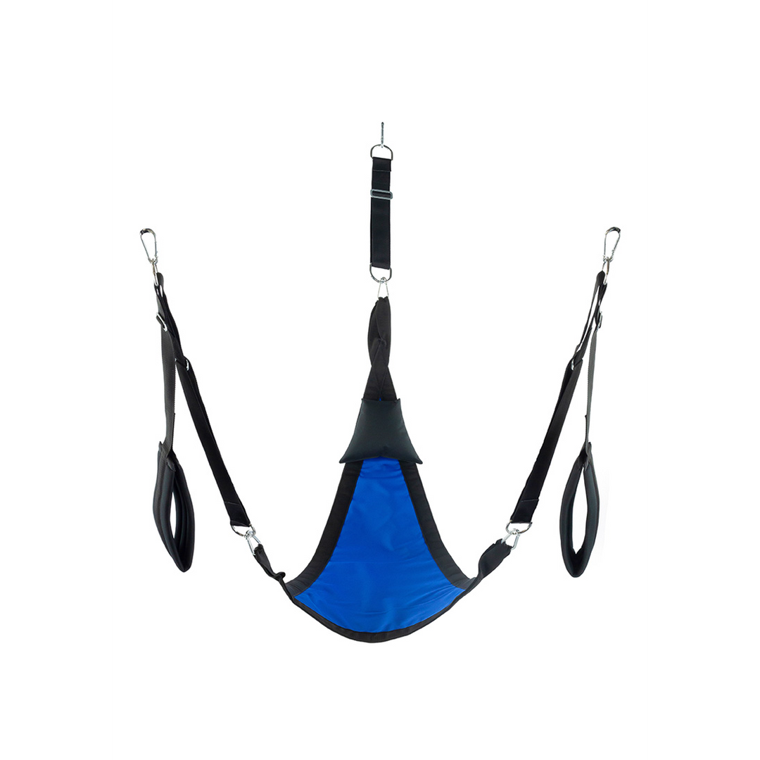 Driehoekige Canvas Sling Mr. Sling | Stevig & Stijlvol Blauw