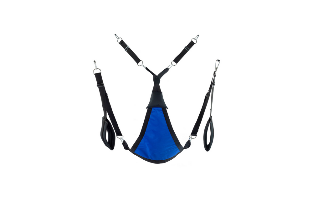 Driehoekige Canvas Sling Mr. Sling | Stevig & Stijlvol Blauw