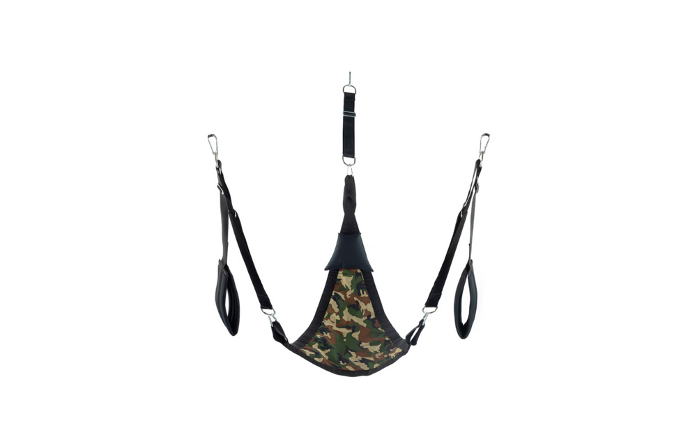 Dreieckige Canvas-Tragetasche Camouflage | Komfort & Stabilität