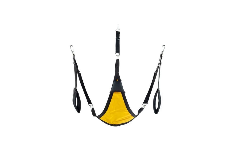 Dreieckige Canvas-Tragetasche Gelb | Sicher & Bequem Mr. Sling