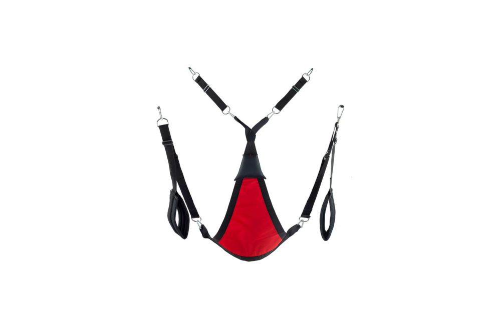 Triangular Canvas Sling Red with 3-4 Points & Camouflage