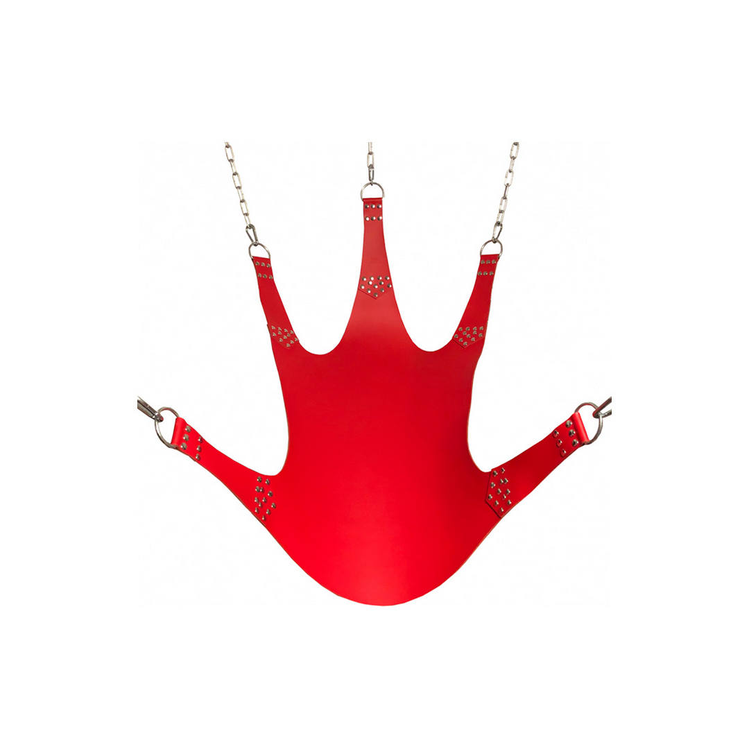 Leren Sling 5 Punten Stoer & Sterk – Mr. Sling Rood