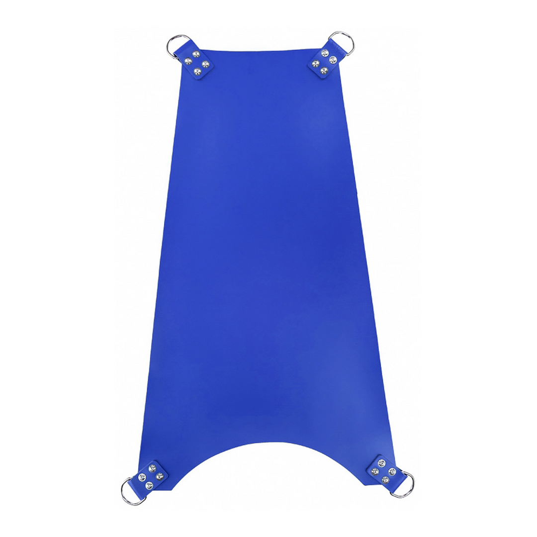 Aangepaste Leren Sling 4 Punten | Stijlvol & Stevig Blauw