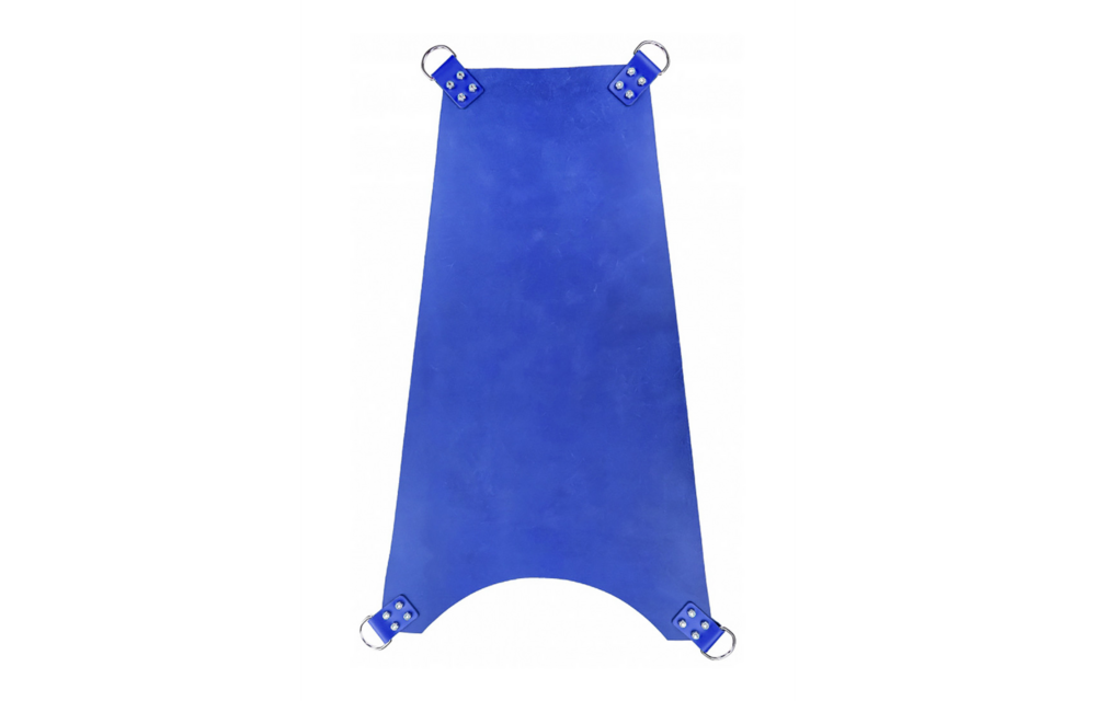 Aangepaste Leren Sling 4 Punten | Stijlvol & Stevig Blauw