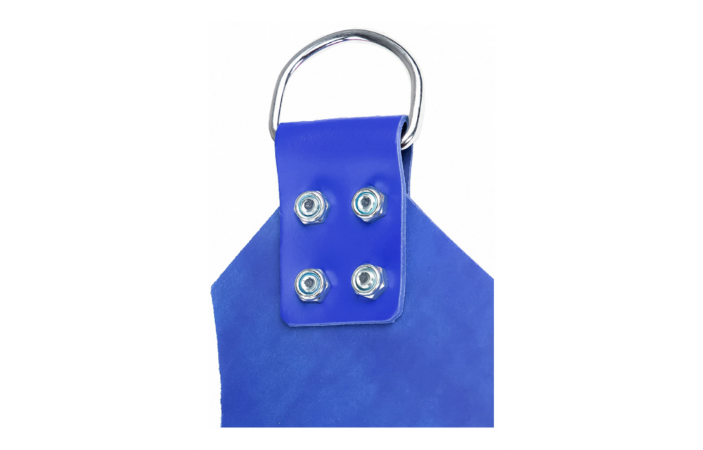 Ledertragehilfe Blaue Schlinge mit 4 Metallringen | Mr. Sling