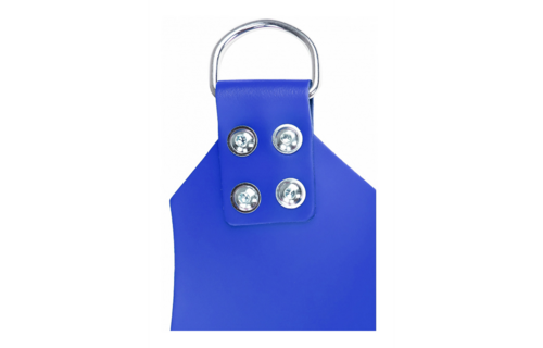 Leather Baby Carrier Blue Sling with 4 Metal Rings | Mr. Sling