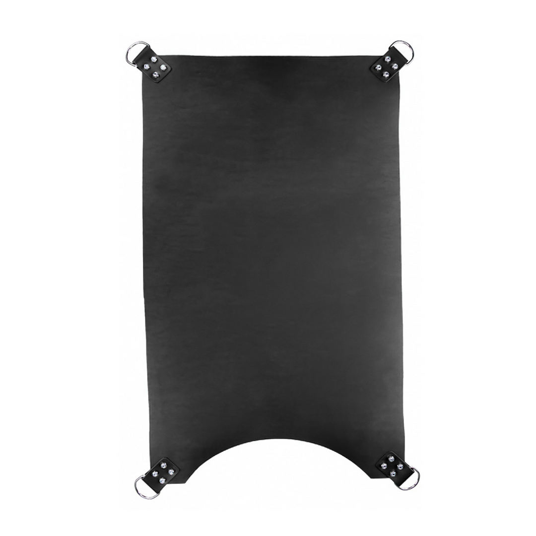 Leren Sling met 4 Ringen | Luxe Draagdoek Mr. Sling Zwart