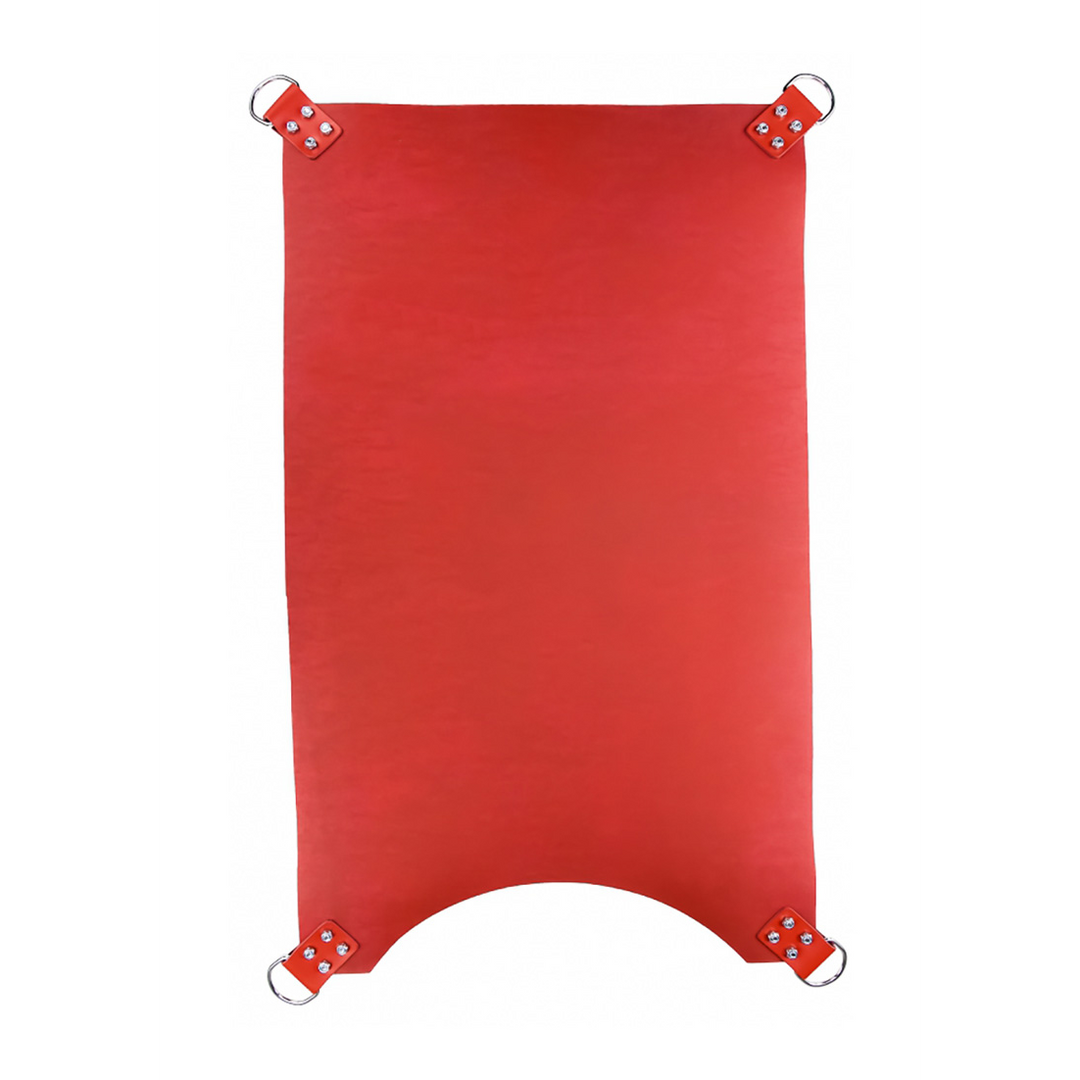 Leren Draagdoek 4 Punten Rood | Stijlvol & Duurzaam Sling