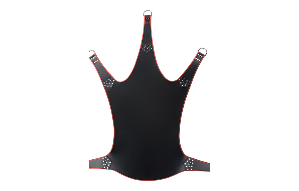 Leren Sling met Rode Bies 5 Punten