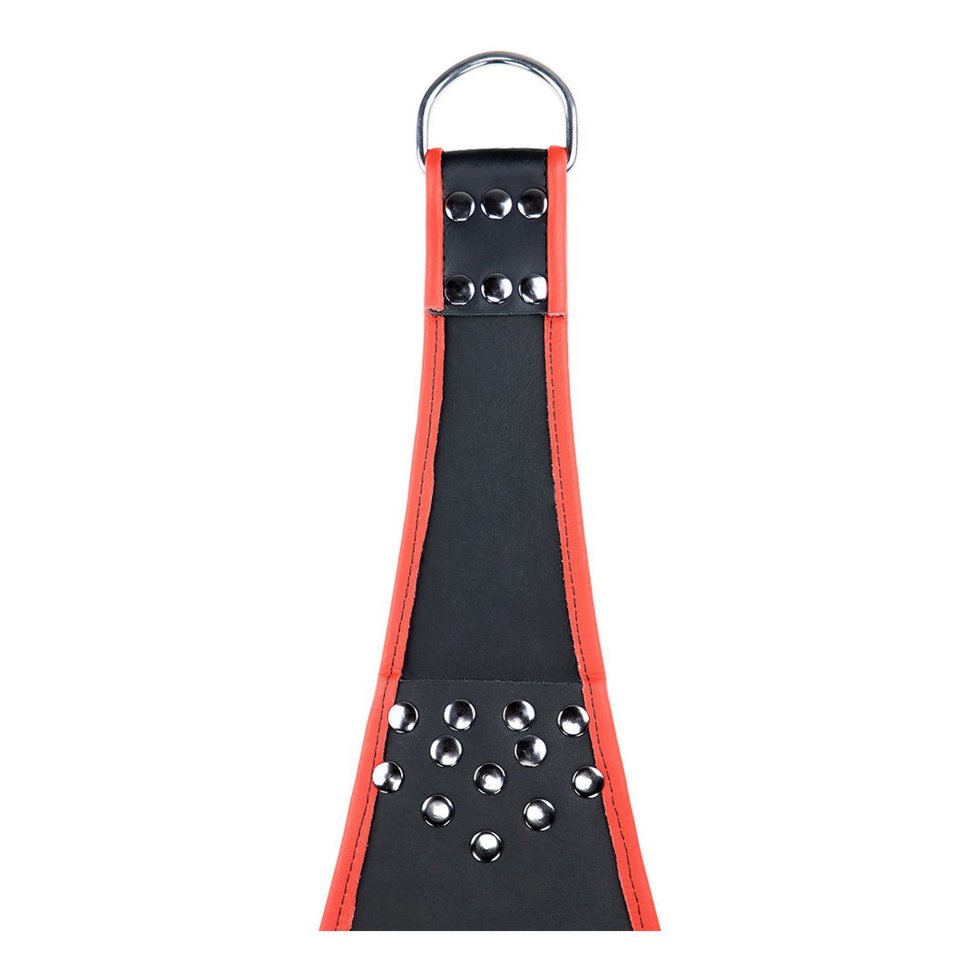 Leather Sling 5 Points Black with Red Trim – Stylish & Durable