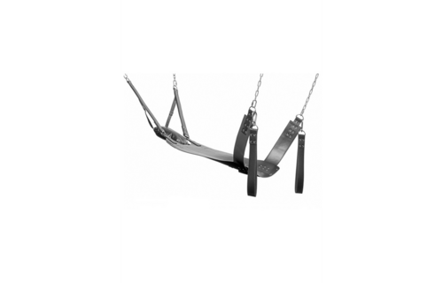 Extreme Sling Sexschaukel – Robustes Leder & ultimative Kontrolle