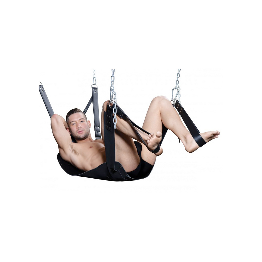 Extreme Sling Seksschommel - Stevig Leer & Ultieme Controle