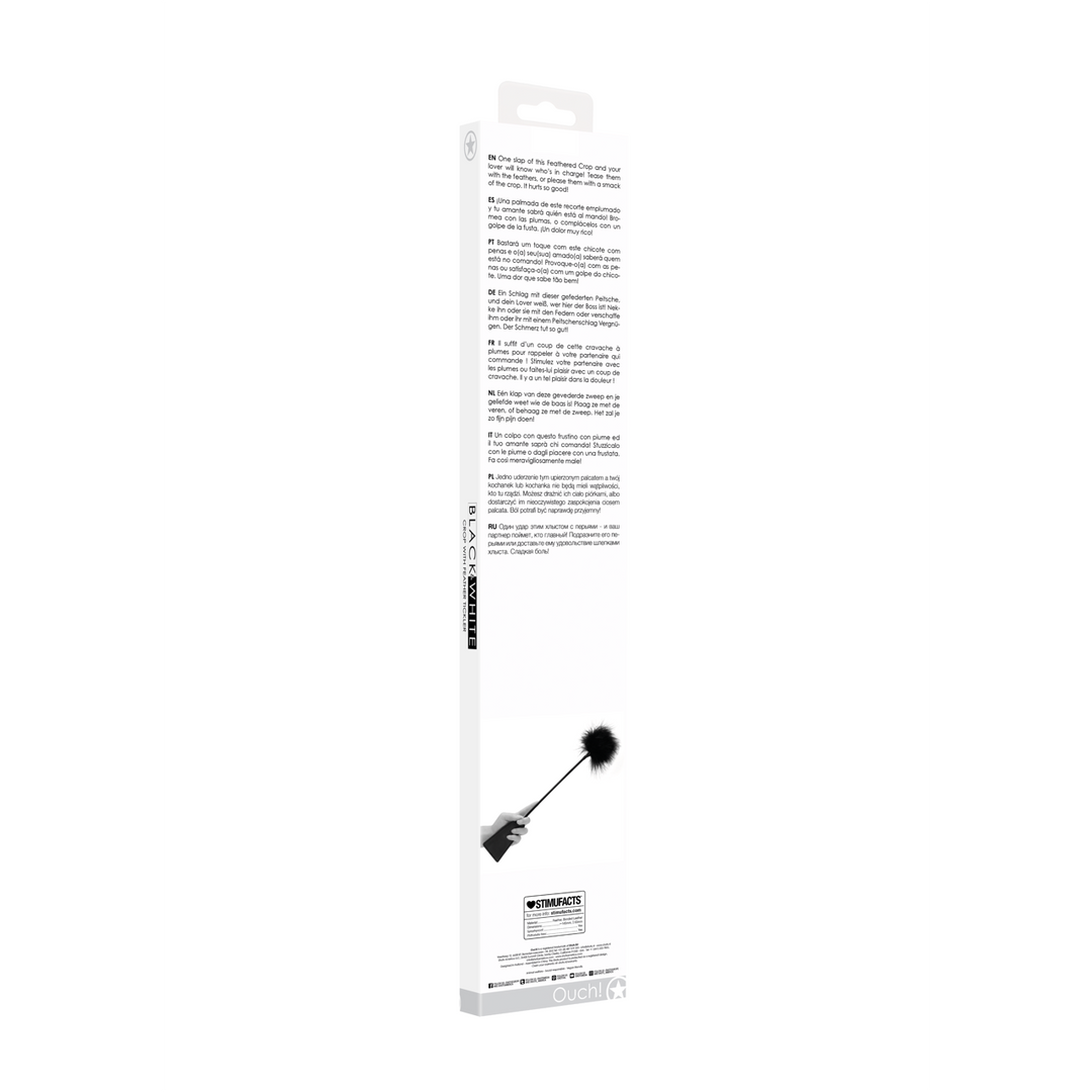 Crop mit Kitzelfeder | Verspielter und aufregender Verwöhnmoment