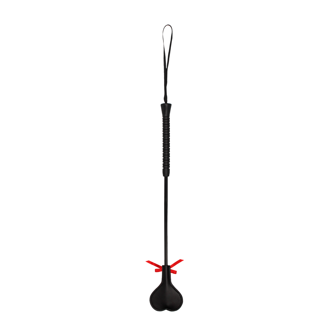 Herzförmige Gerte mit roter Spitze – Stilvoll & Kraftvoll