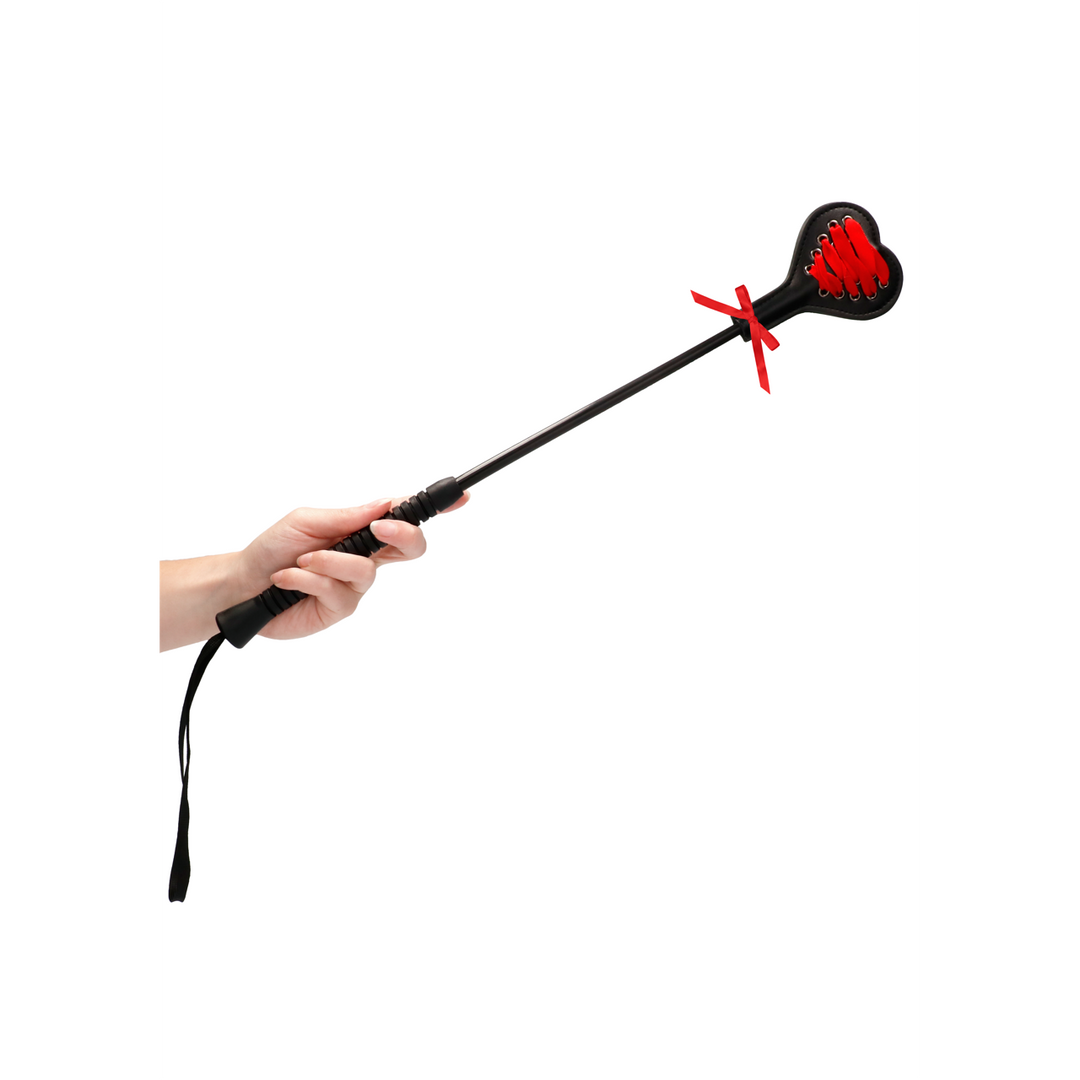 Heart-Shaped Crop With Red Lace – Stylish & Powerful