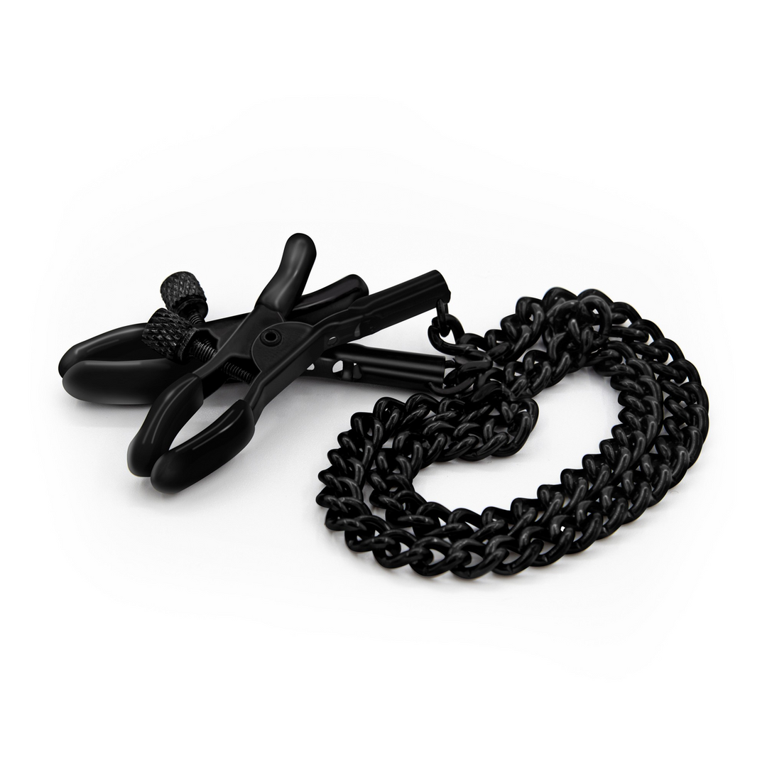 Nipple Chain Clamps Black | Comfort & Playful Pleasure
