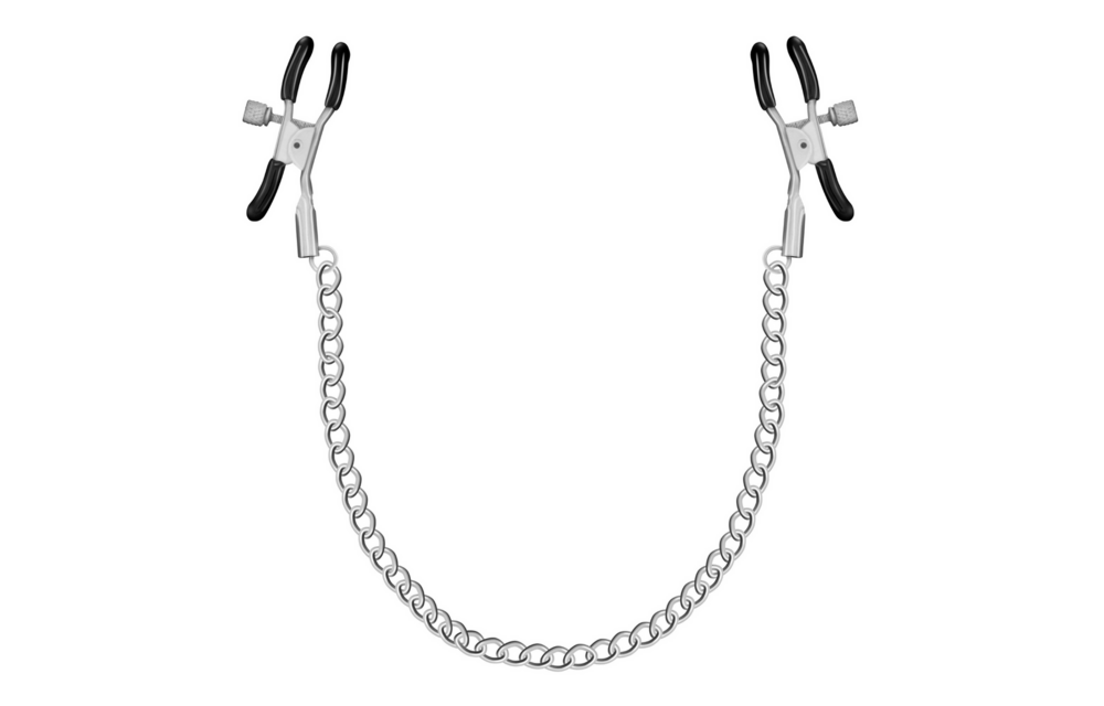 Nipple Chain Clamps - Silver
