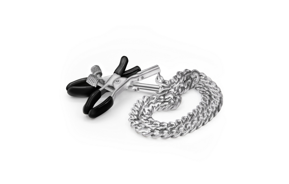 Nipple Chain Clamps - Silver