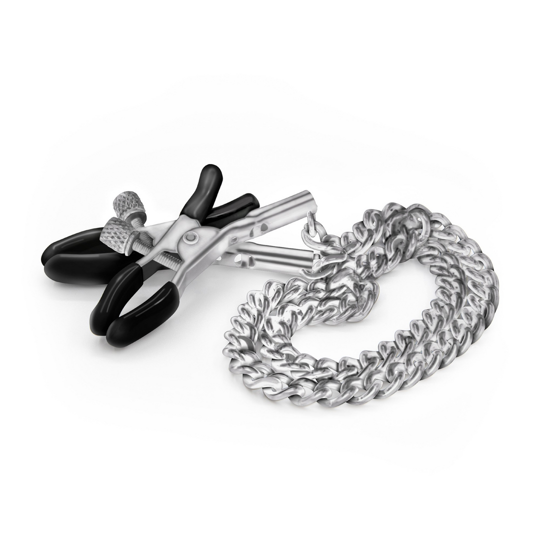 Nipple Chain Clamps - Silver