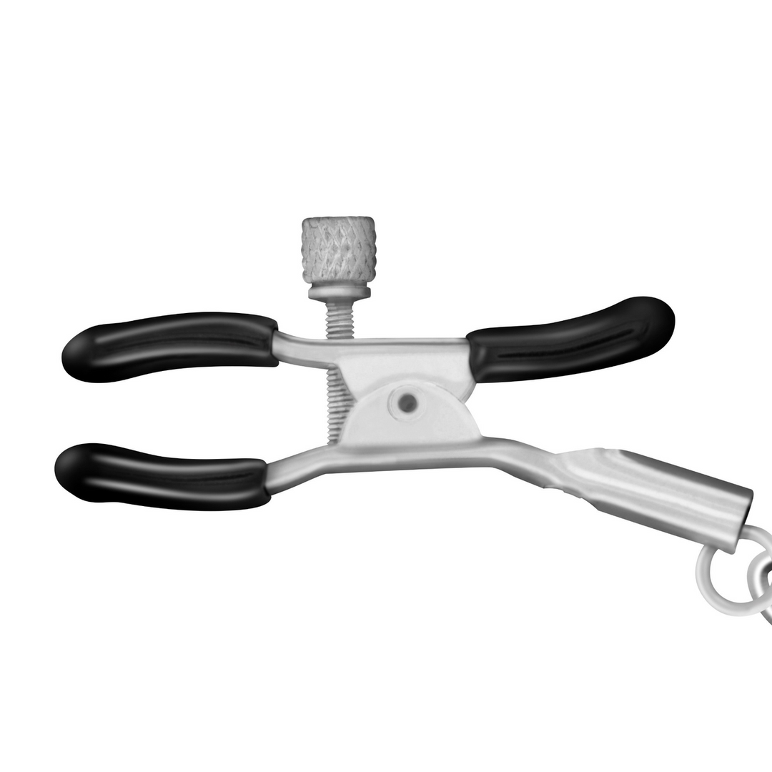 Nipple Chain Clamps - Silver