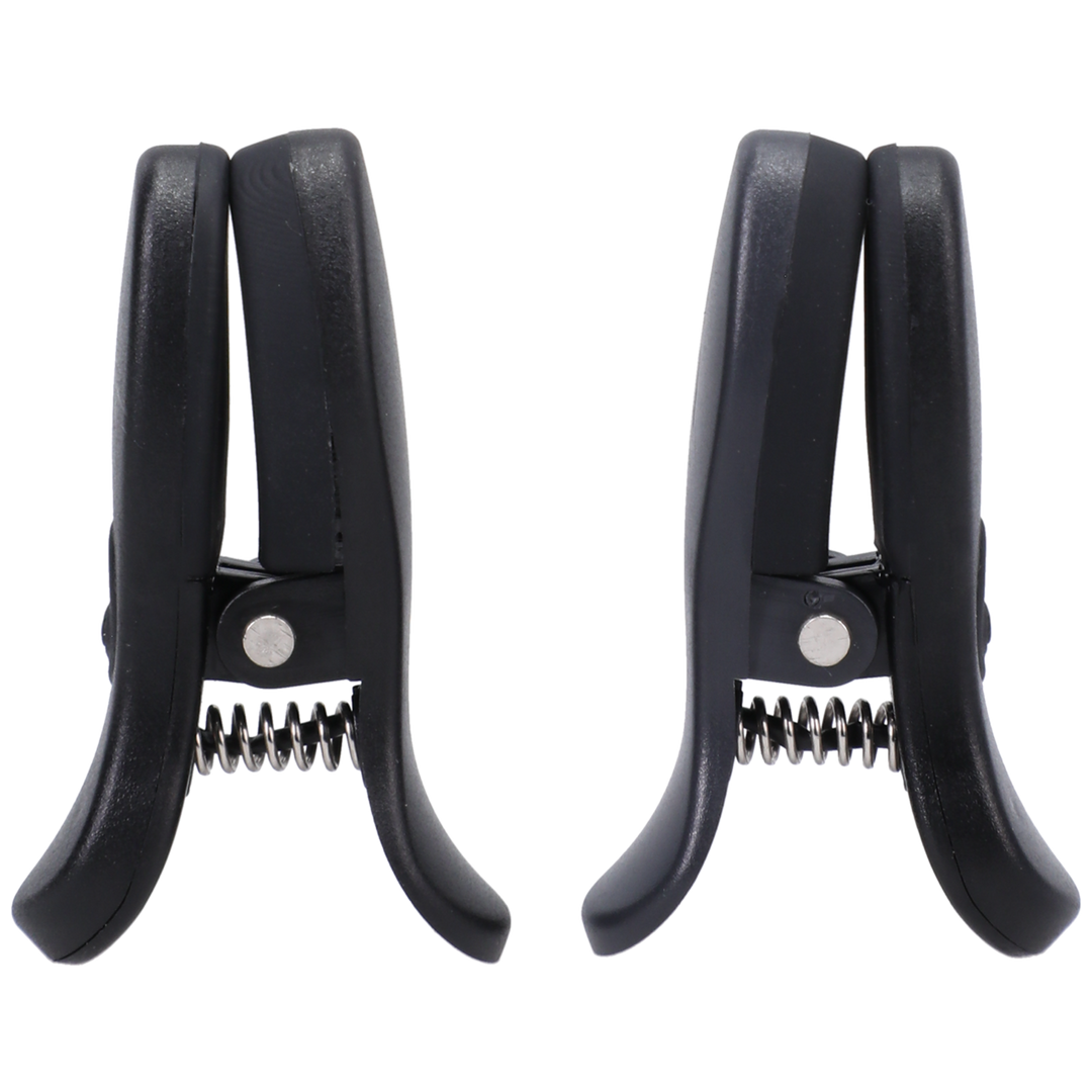 Vibro Grippers Schwarze vibrierende Nippelklemmen mit Koffer